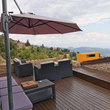 Mountain Stone Villa, Sea & Mountain View At 1150m Βίλα