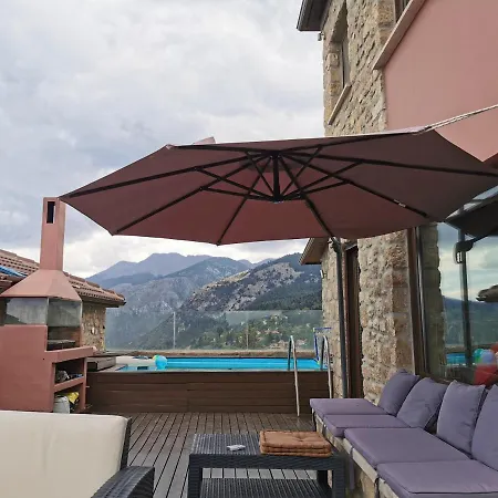 Villa Mountain Stone Villa, Sea & Mountain View At 1150m *