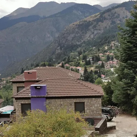 Mountain Stone Villa, Sea & Mountain View At 1150m * Synikia Mesi Trikalon