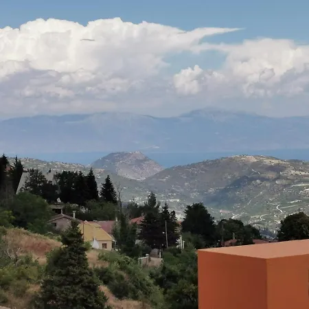 Villa Mountain Stone Villa, Sea & Mountain View At 1150m Synikia Mesi Trikalon