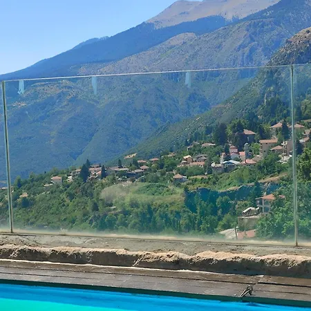 Mountain Stone Villa, Sea & Mountain View At 1150m Synikia Mesi Trikalon