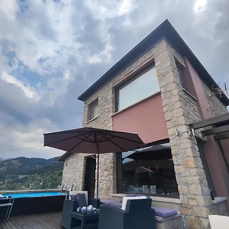 Villa Mountain Stone Villa, Sea & Mountain View At 1150m *