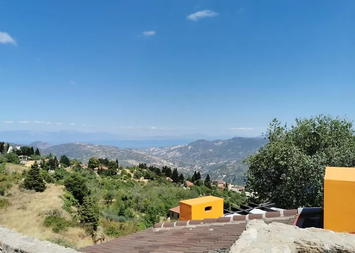 Vila Mountain Stone Villa, Sea & Mountain View At 1150m Synikia Mesi Trikalon