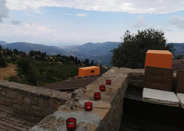 Mountain Stone Villa, Sea & Mountain View At 1150m Synikia Mesi Trikalon