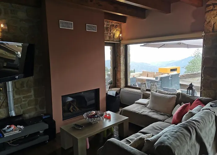 Villa Mountain Stone Villa, Sea & Mountain View At 1150m *