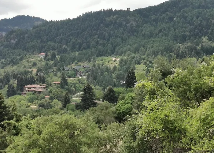 Mountain Stone Villa, Sea & Mountain View At 1150m * Synikia Mesi Trikalon