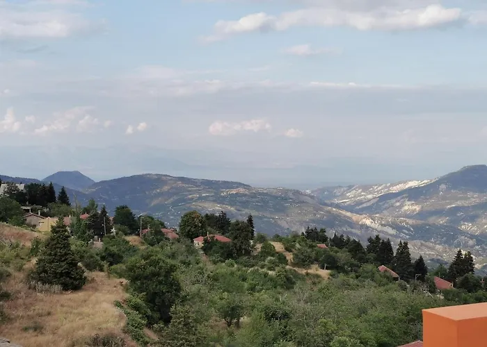 Mountain Stone Villa, Sea & Mountain View At 1150m Vila Synikia Mesi Trikalon