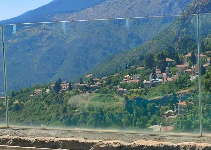 Mountain Stone Villa, Sea & Mountain View At 1150m Synikia Mesi Trikalon