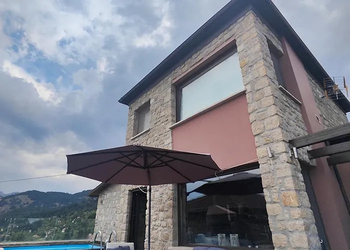 Vila Mountain Stone Villa, Sea & Mountain View At 1150m *